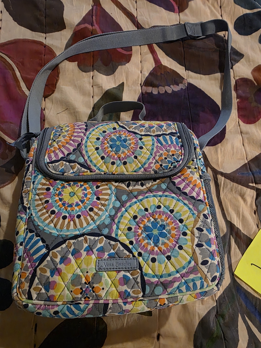 Vera Bradley Multicolor Quilted Crossbody Lunch Box